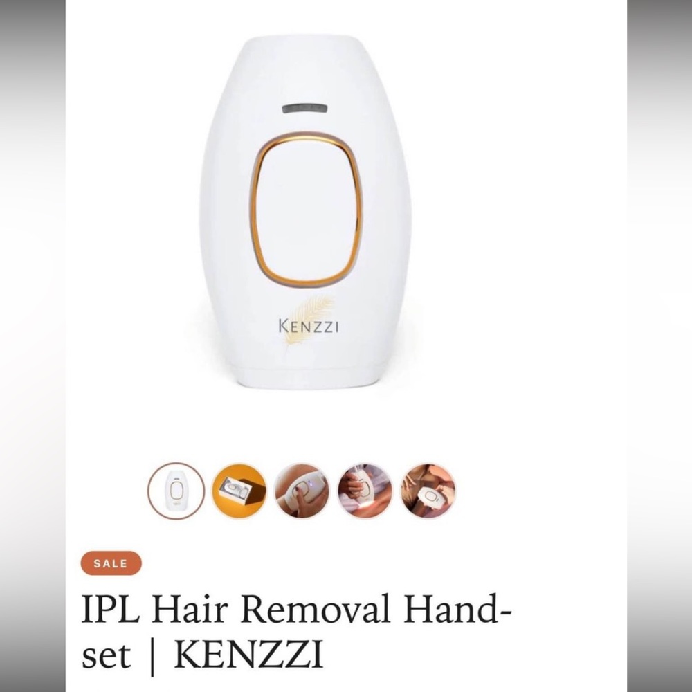 Kenzzi IPL hair remover handset
